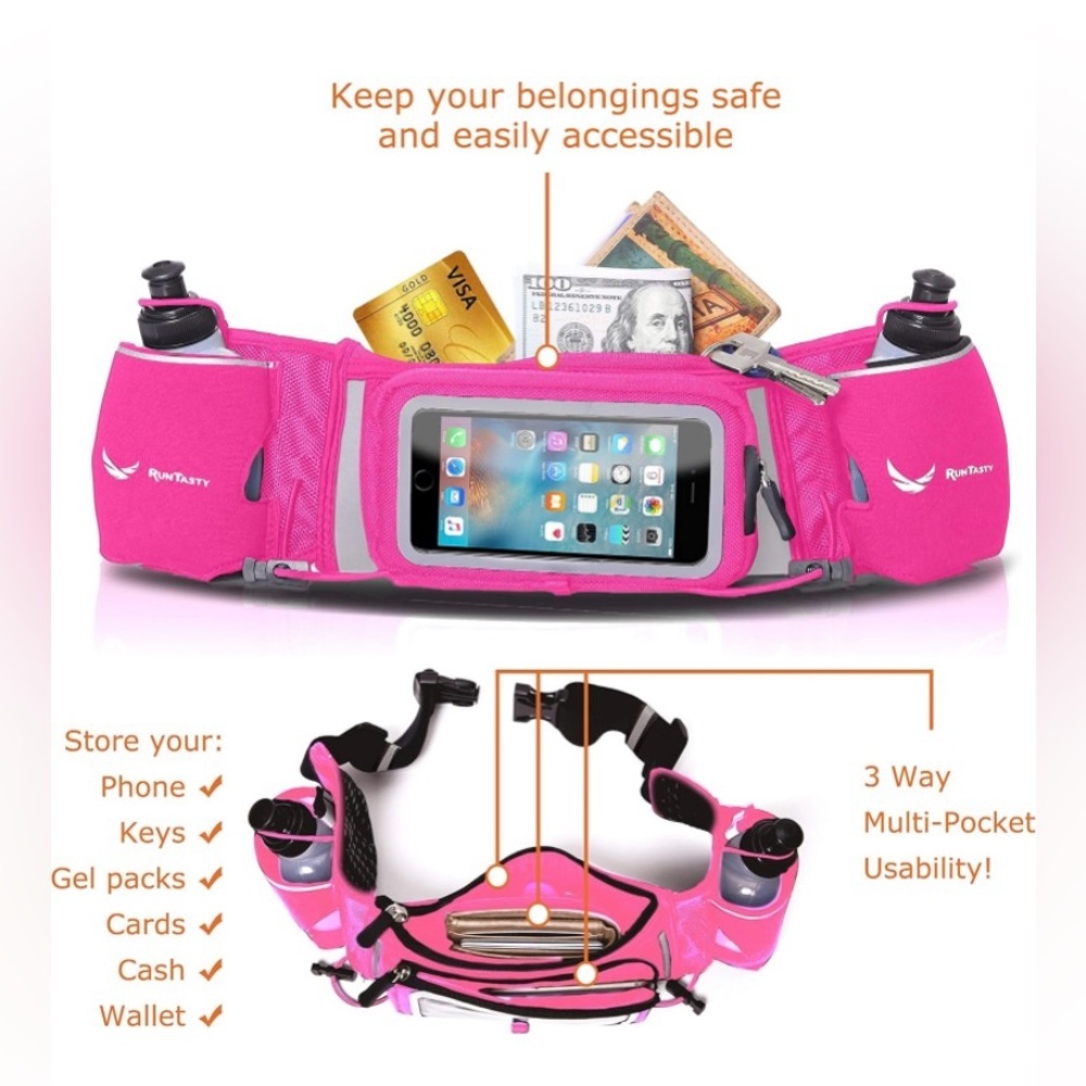 Unisex Voted No.1 Hydration Belt] Winners' Running Fuel Belt - Picture 3 of 12